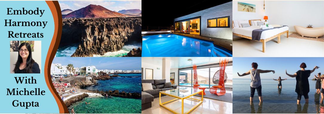 Meditation, Yoga & Tai Chi where Volcanos meet the Sea ! Luxury in  Lanzarote, Spain 1st-6th October 2022