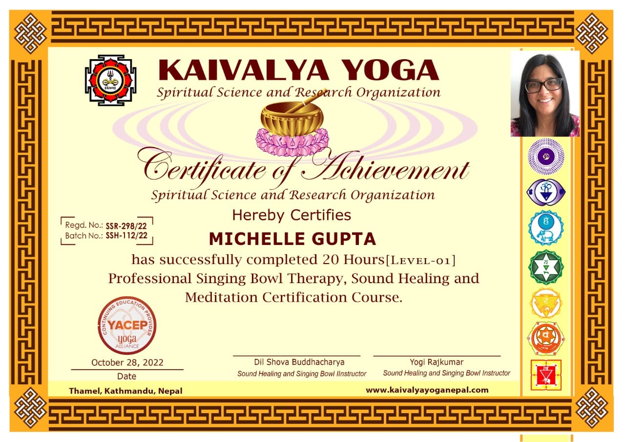 Sound Therapy Certificate